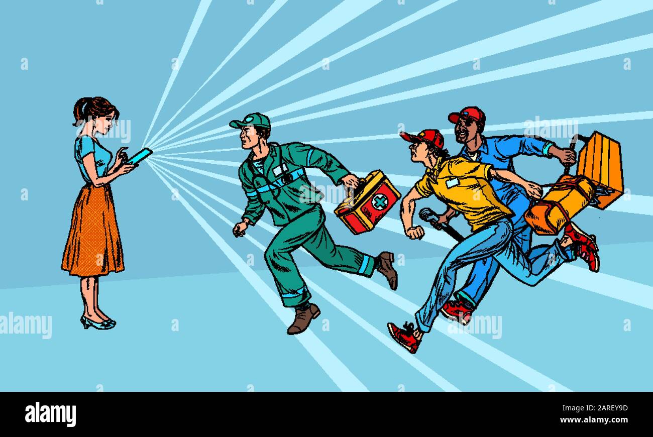 Call telemarketing Stock Vector Images Alamy