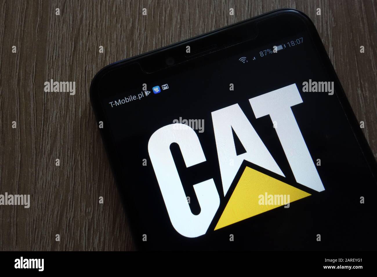 Caterpillar logo displayed on a modern smartphone Stock Photo - Alamy