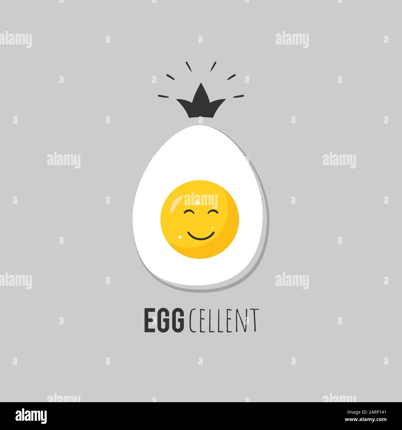 Breakfast poster design, fried eggs background.  Stock Vector