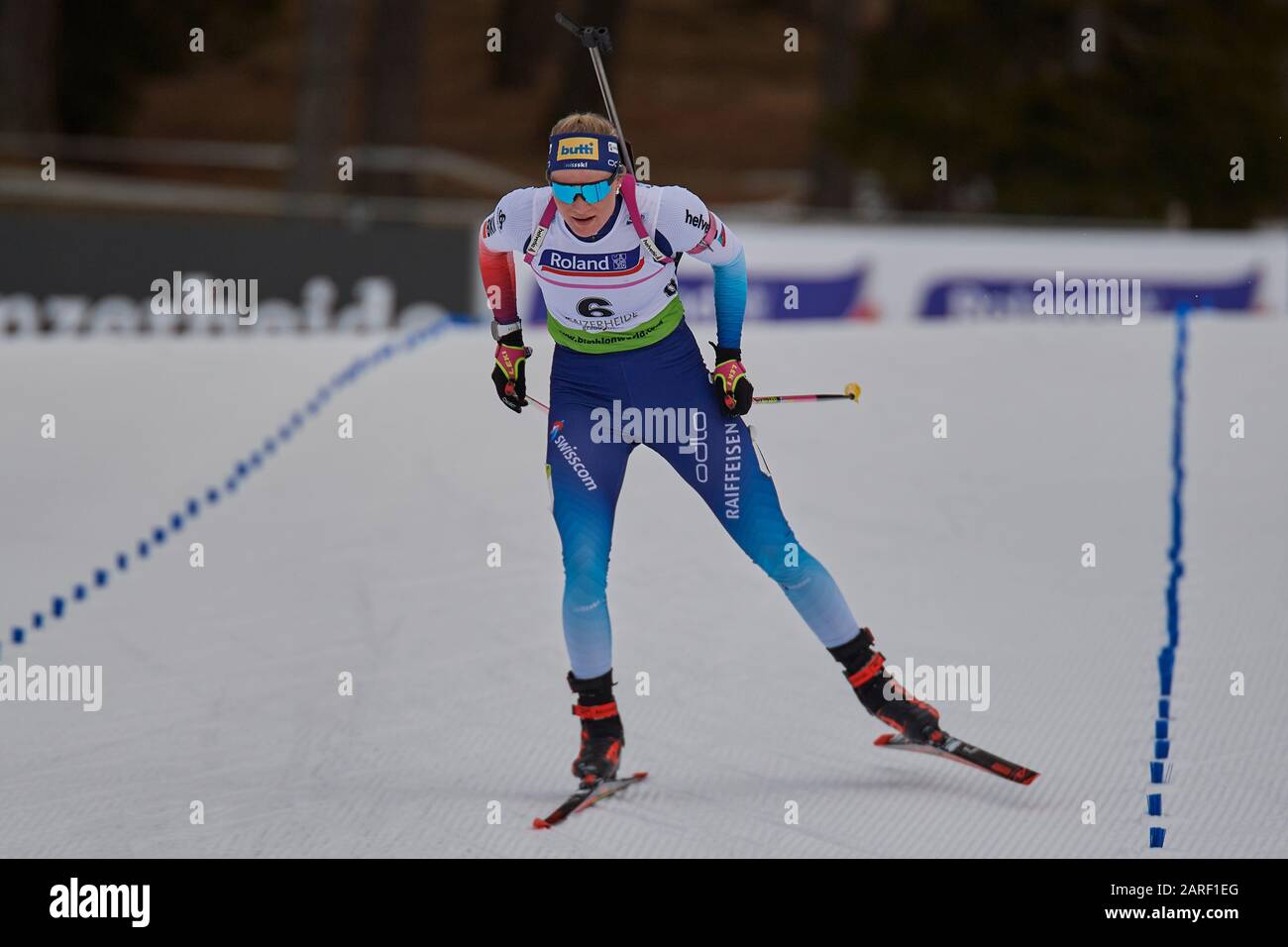 Lenzerheide, Schweiz, 27. Januar 2020. Amy Baserga beim 12.5 km