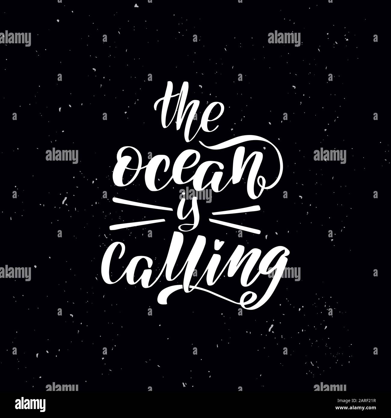Handwritten calligraphy text, chalk on a blackboard Stock Vector Image ...