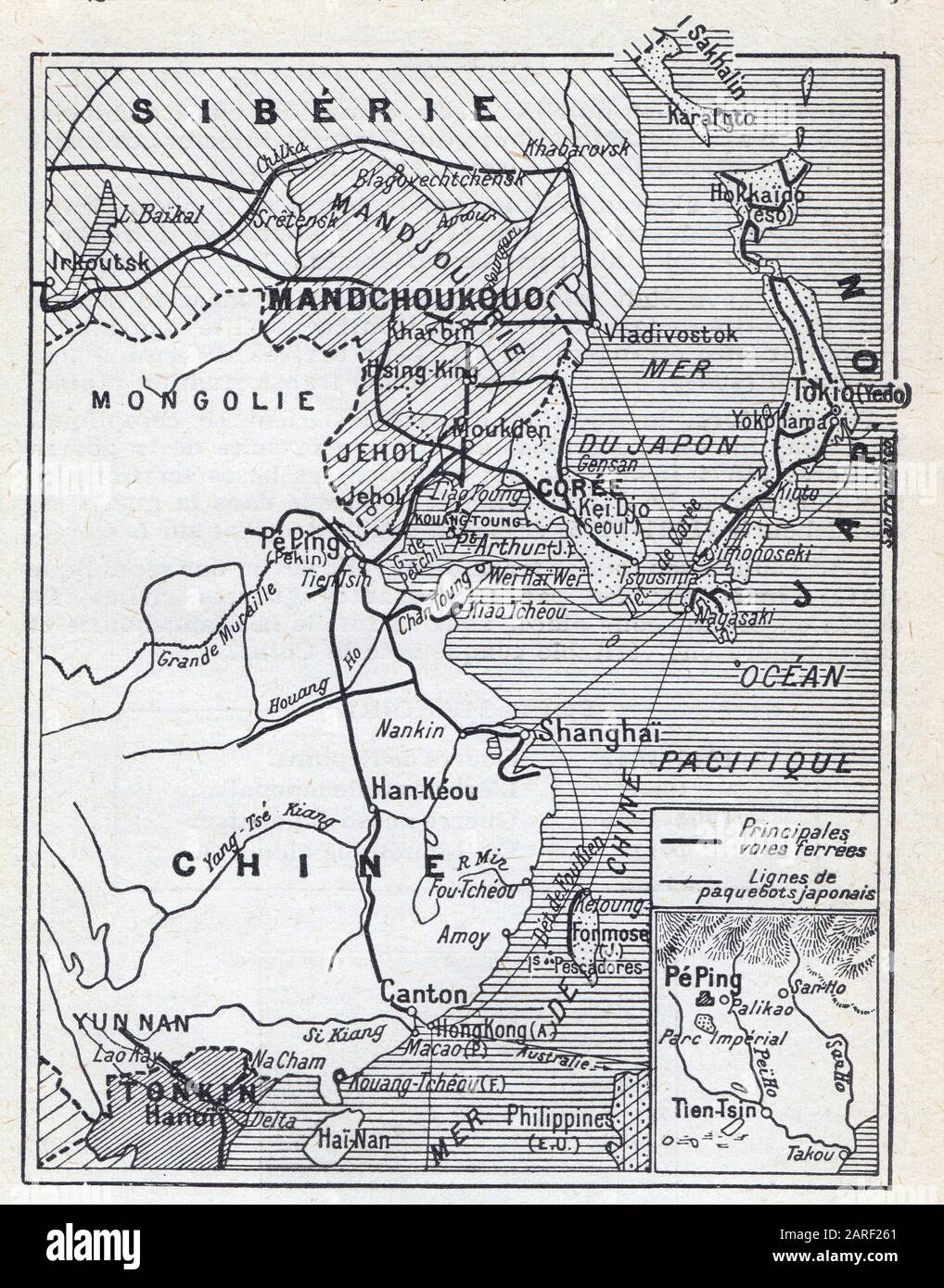 L'extremeorient en 1940 Stock Photo Alamy