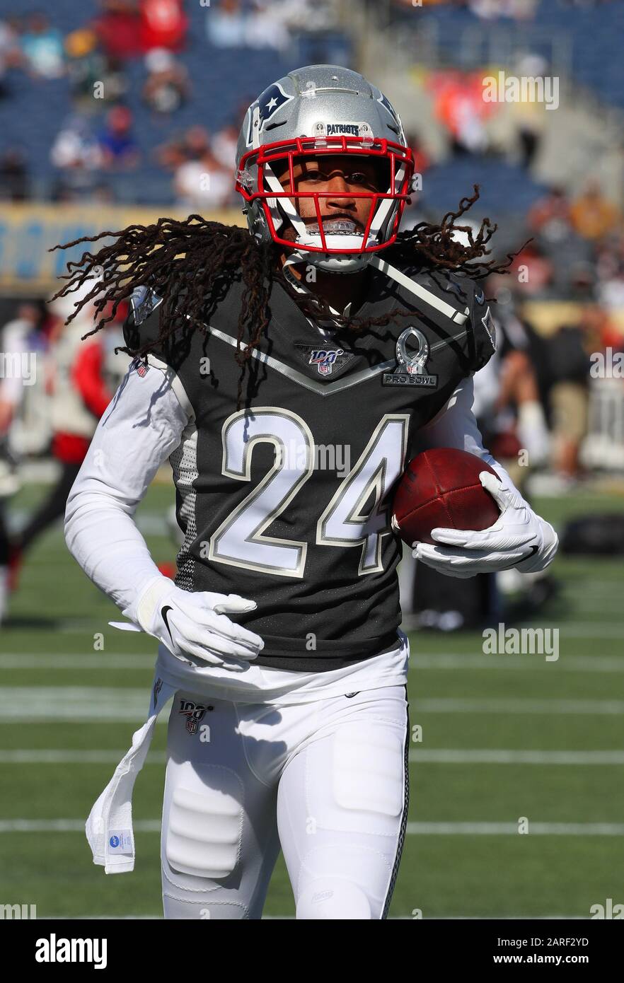 AFC cornerback Stephon Gilmore of the New England Patriots 24