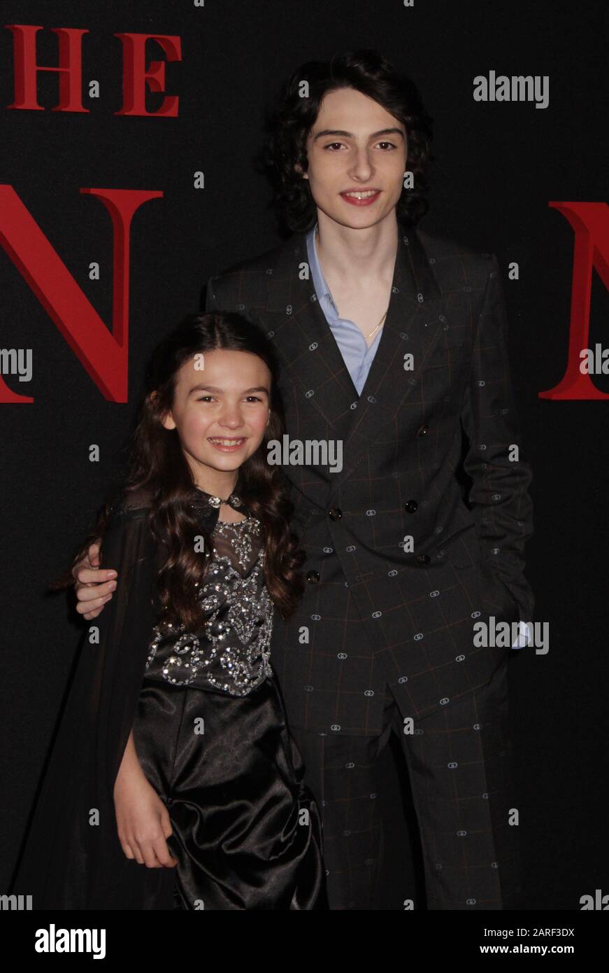 Los Angeles, USA. 21st Jan, 2020. Brooklynn Prince, Finn Wolfhard 01/21