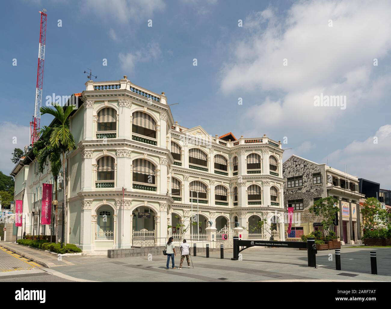 Singapore.  January 2020.  A view of the Cultural Heritage Museum Peranakan. Stock Photo