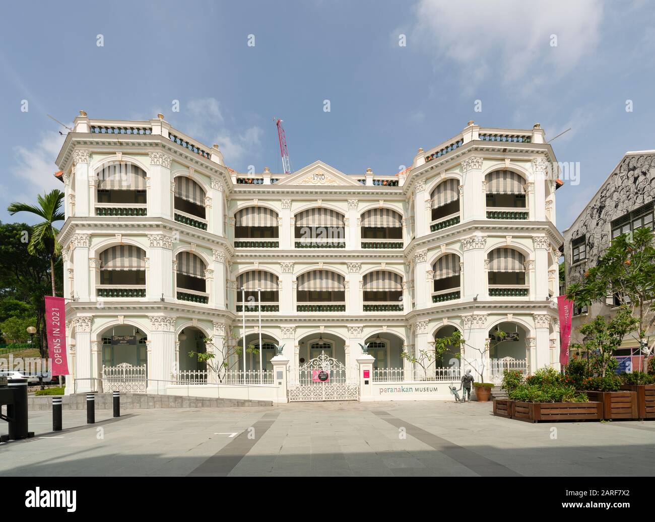 Singapore.  January 2020.  A view of the Cultural Heritage Museum Peranakan. Stock Photo