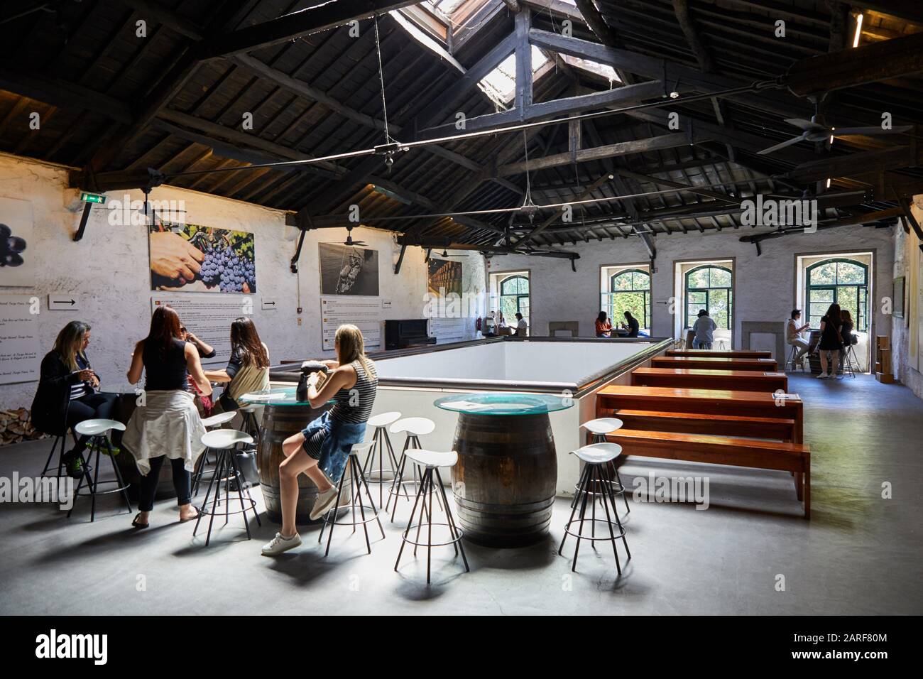 Wine Cellar, Vila Nova de Gaia, Porto, Portugal Stock Photo Alamy
