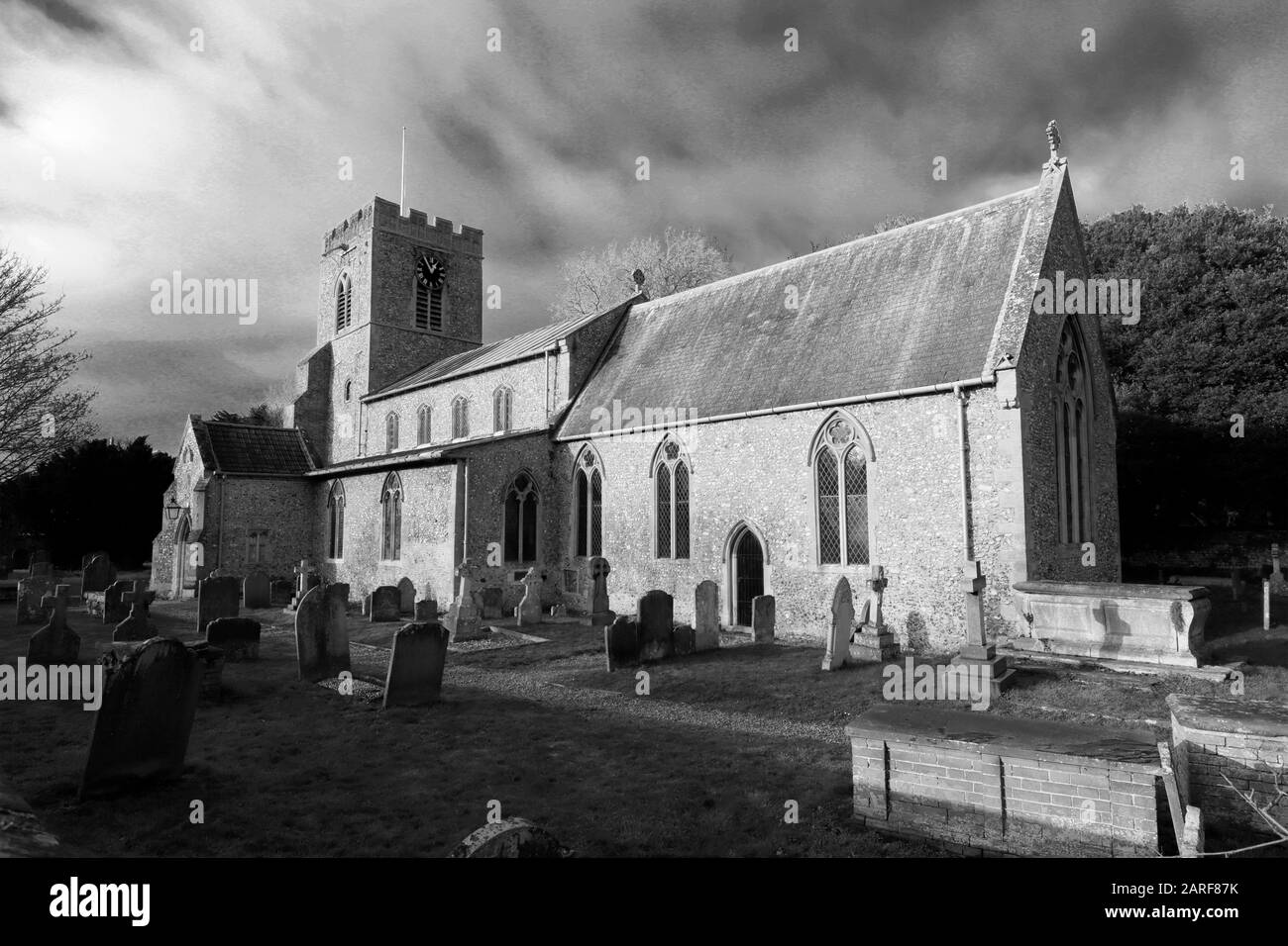 St Marys church, Burnham Market village, North Norfolk, England, UK ...