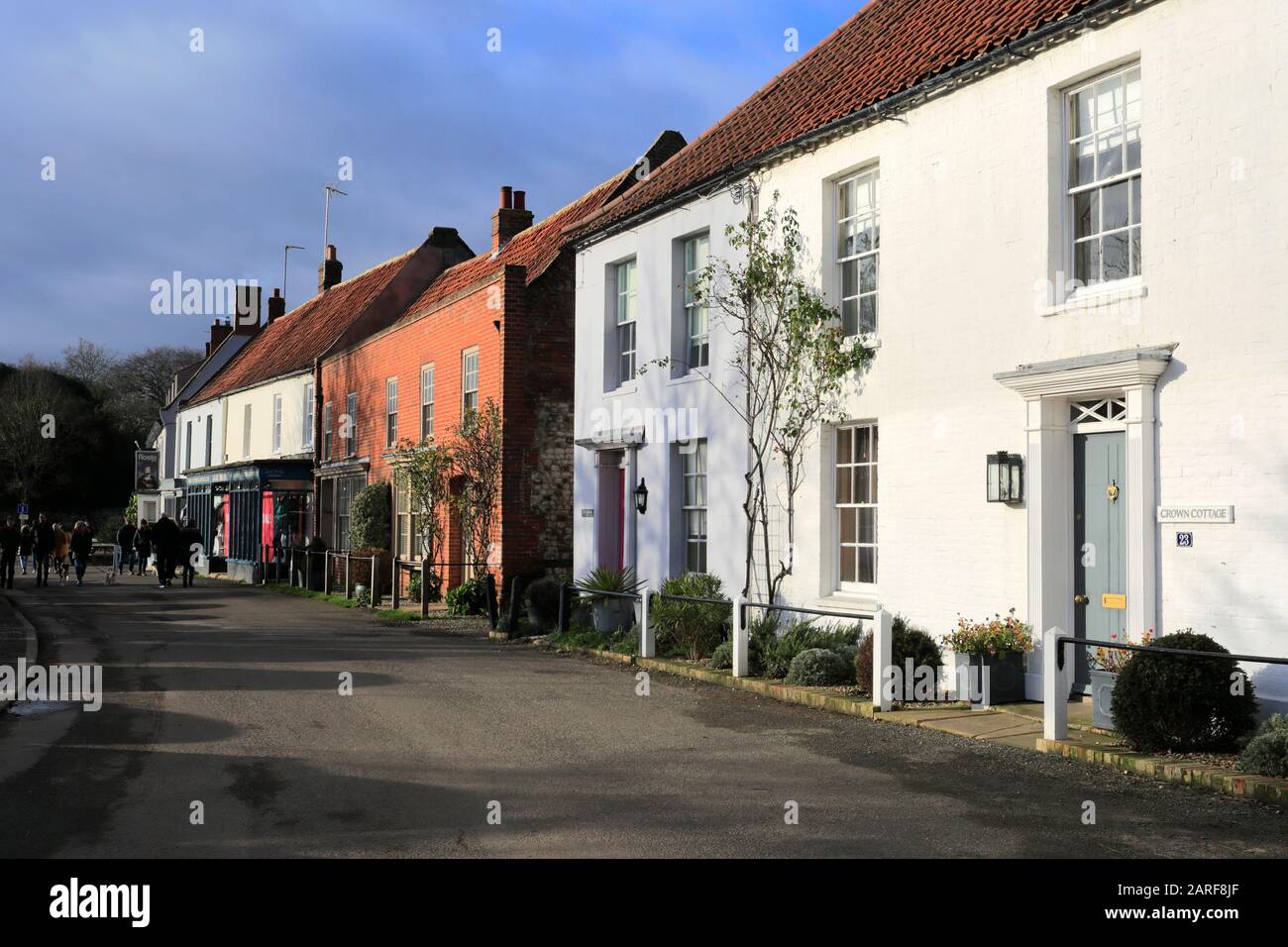 View at Burnham Market village, North Norfolk, England, UK Stock Photo