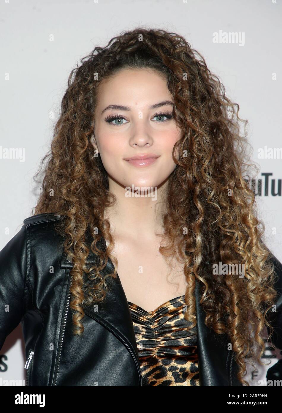 WESTWOOD, CA - JANUARY 27: Sofie Dossi, at the Justin Bieber: Seasons