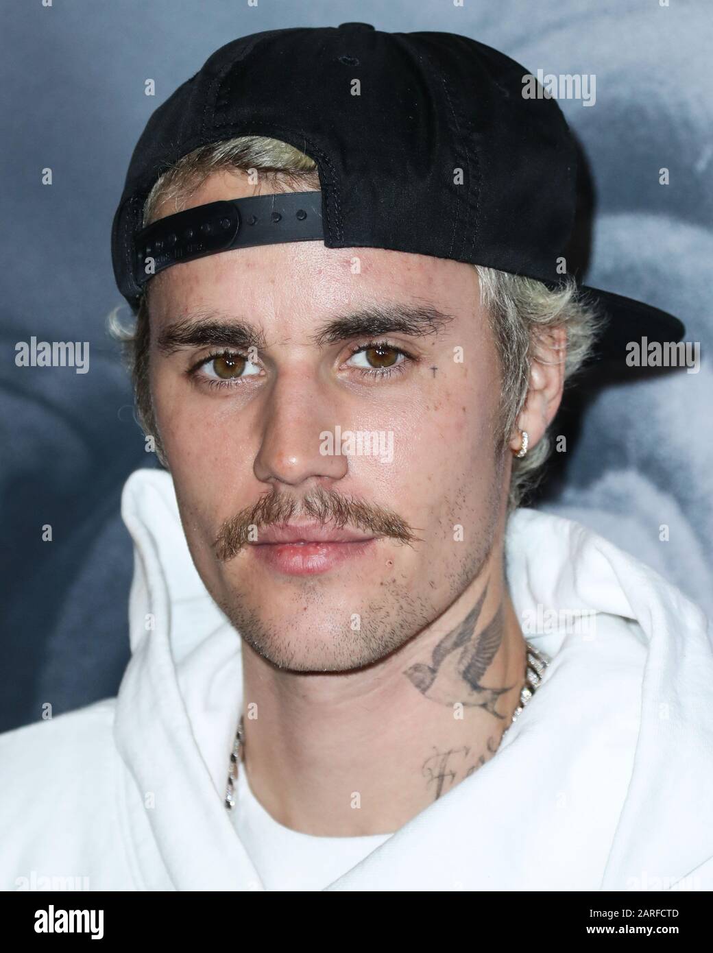 Westwood United States 27th Jan Singer Justin Bieber Arrives At The Los Angeles Premiere Of Youtube Originals Justin Bieber Seasons Held At The Regency Bruin Theatre On January 27 In