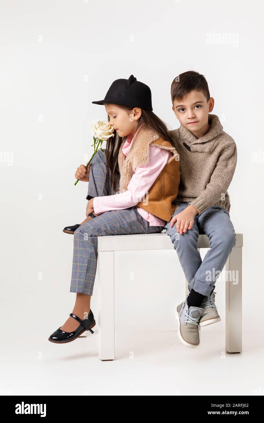 Girl and boy fashion hot sale