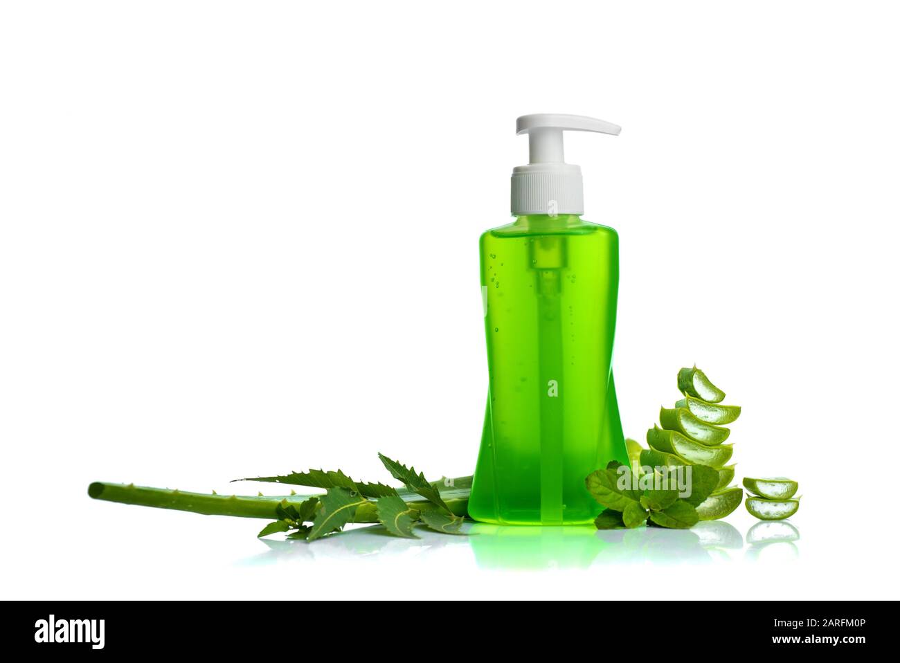 aloe vera leaf face wash