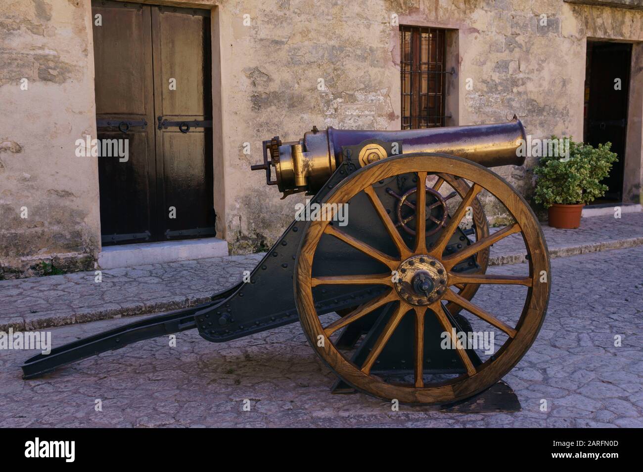 mortar cannon 210mm, 19th Century, Castle of San Carlos, seventeenth ...