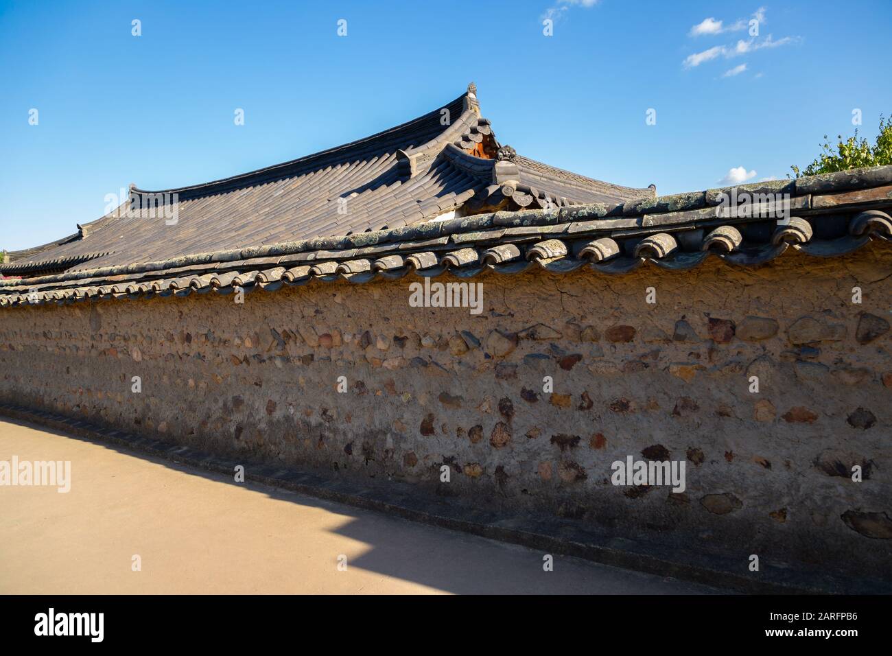 Gyochon Hanok Village Korean traditional house in Gyeongju, Korea Stock ...