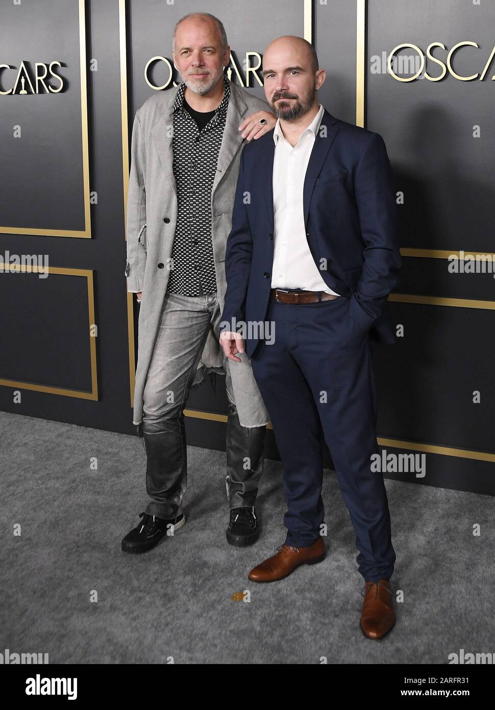 Los Angeles, USA. 27th Jan, 2020. Marc du Pontavice and Jeremy Clapin ...