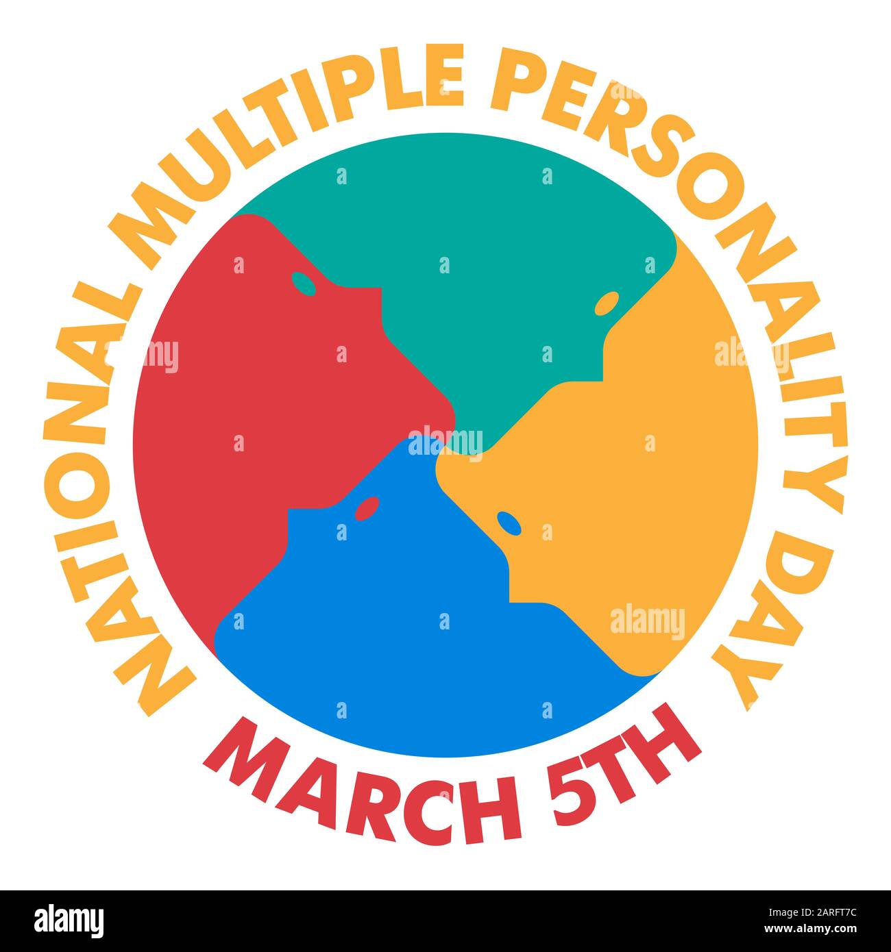 National multiple personality day symbol Stock Photo Alamy