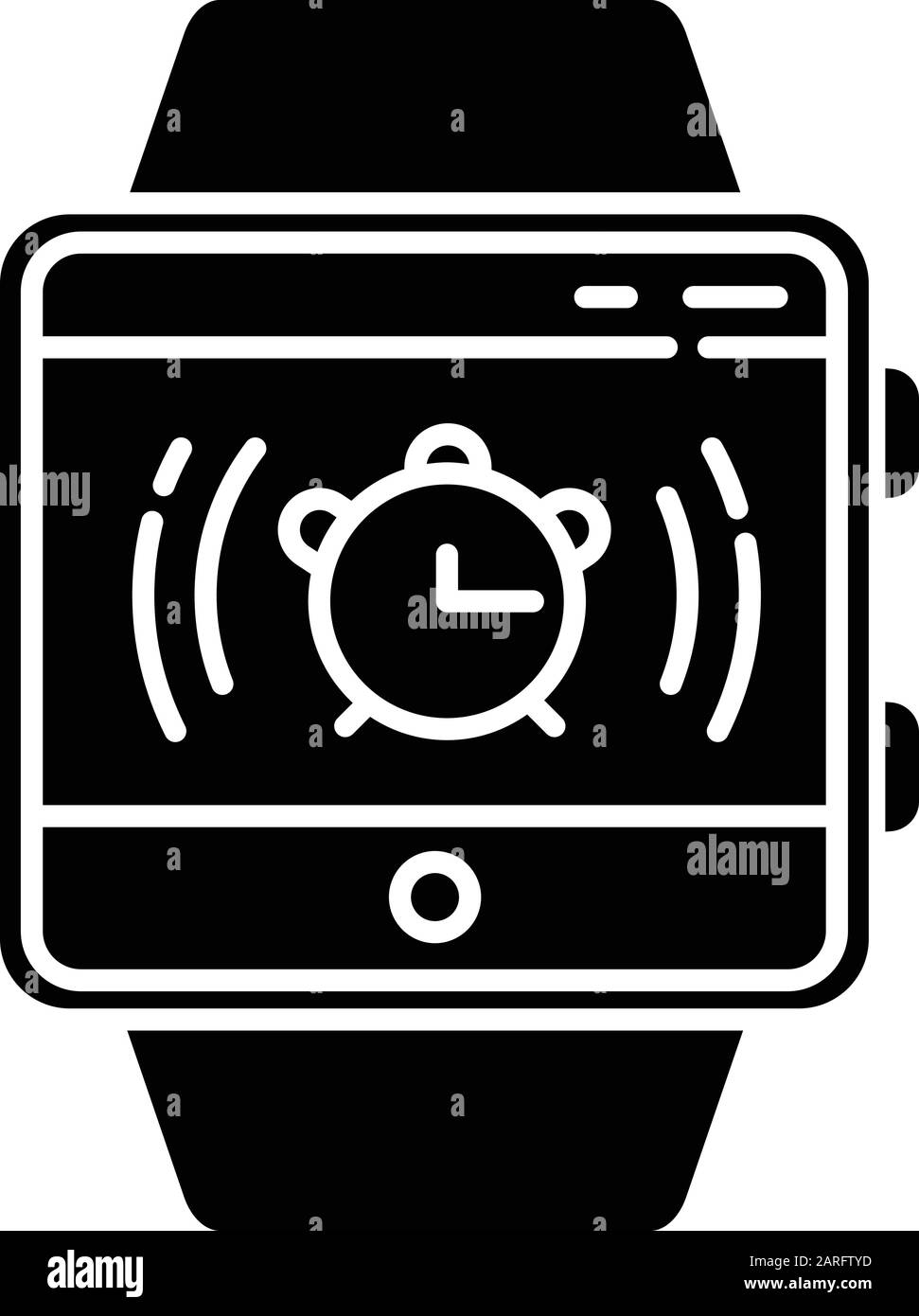 smartwatch with vibrating alarm clock