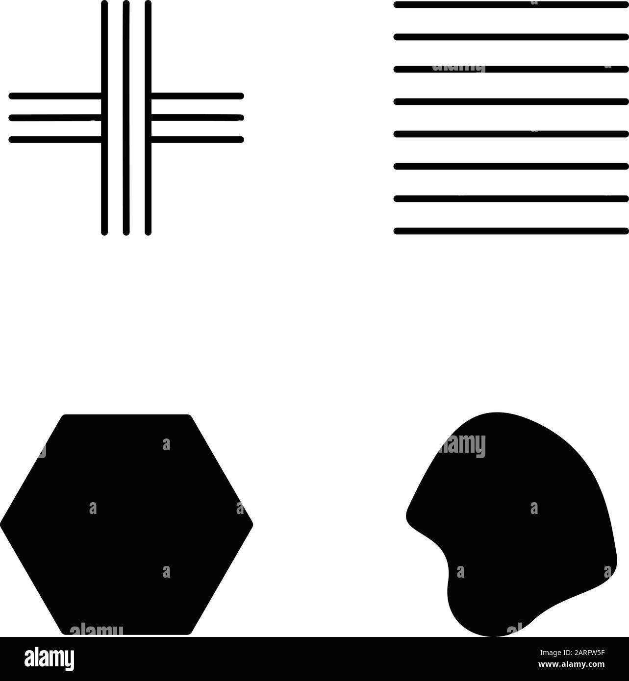 Negative forms part Stock Vector Images - Alamy