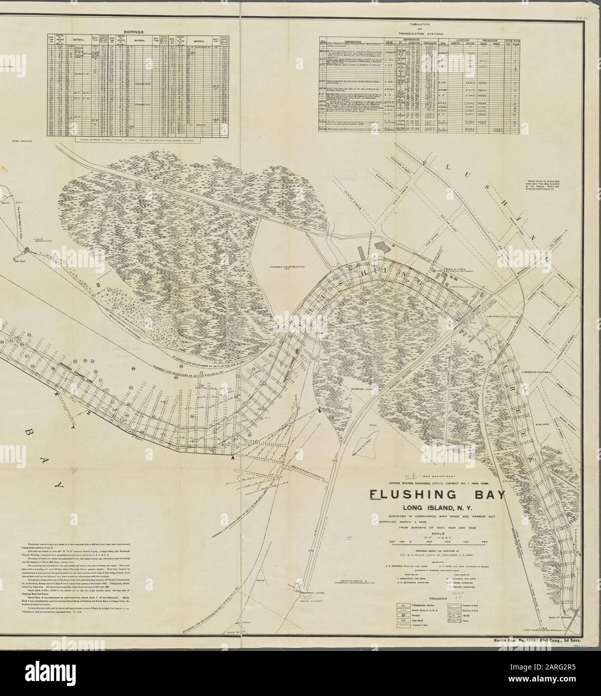 Map of flushing hires stock photography and images Alamy
