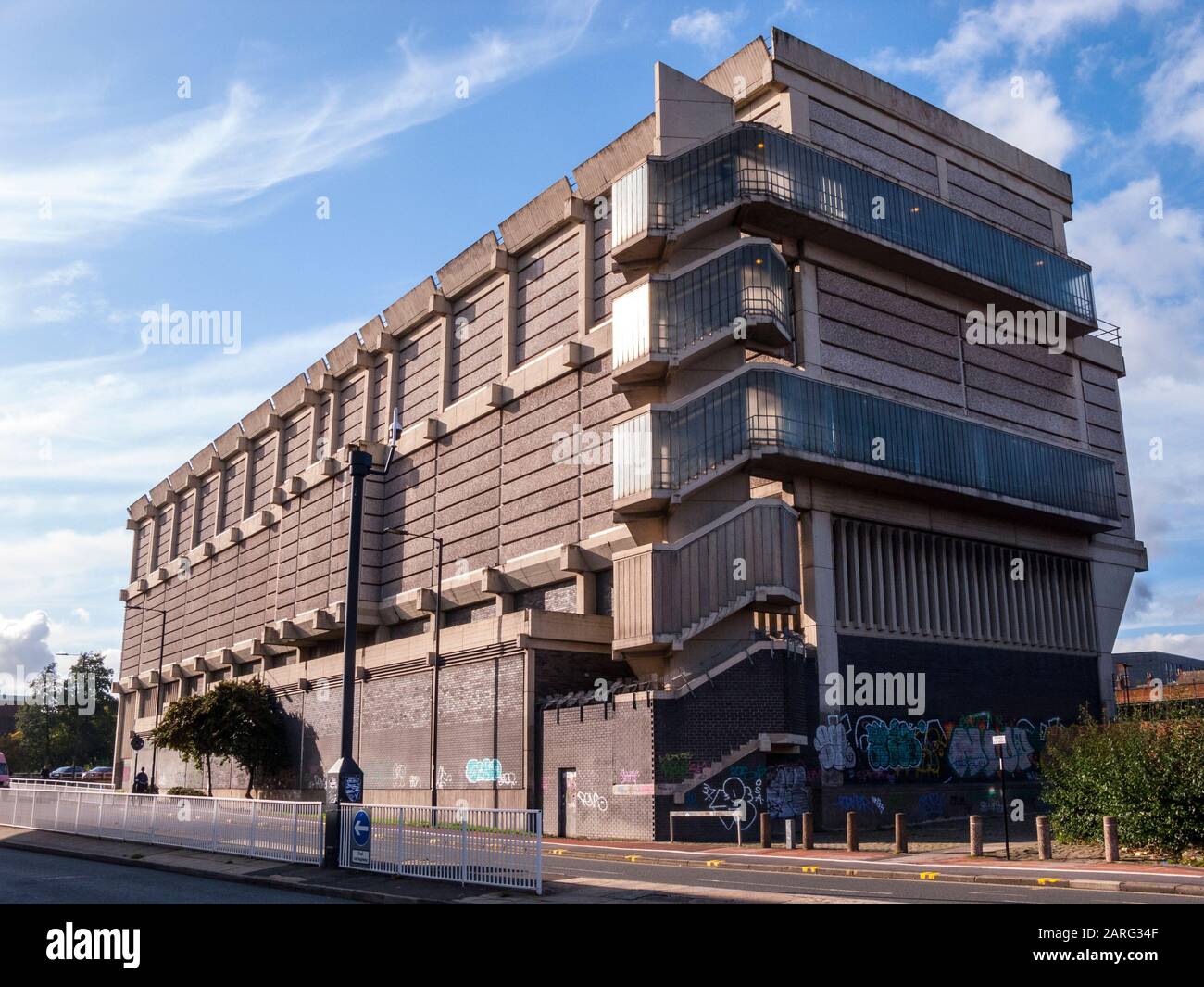 Moore Street Electricity Substation, Sheffield Stock Photo
