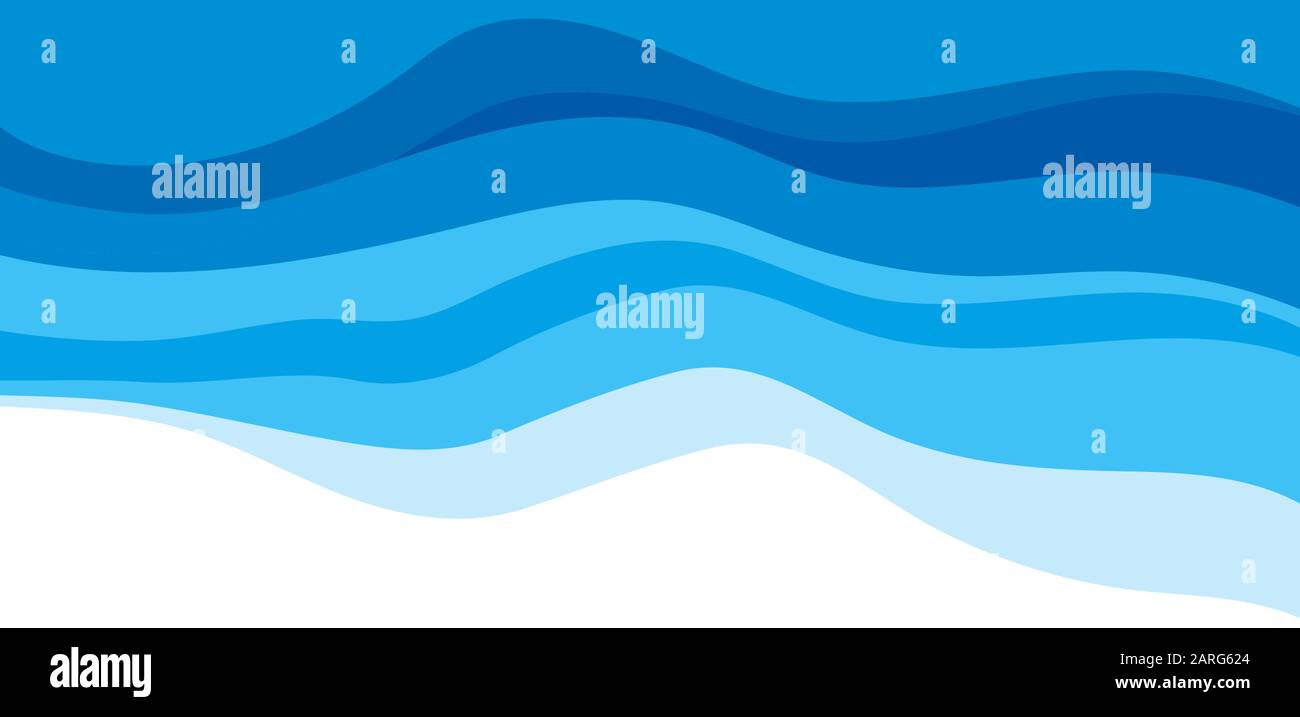 Abstract Water wave vector illustration design background Stock Vector ...