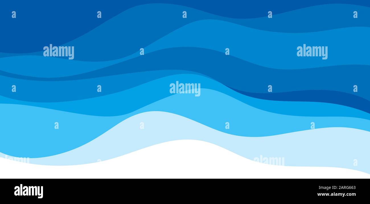 Abstract Water wave vector illustration design background Stock Vector ...