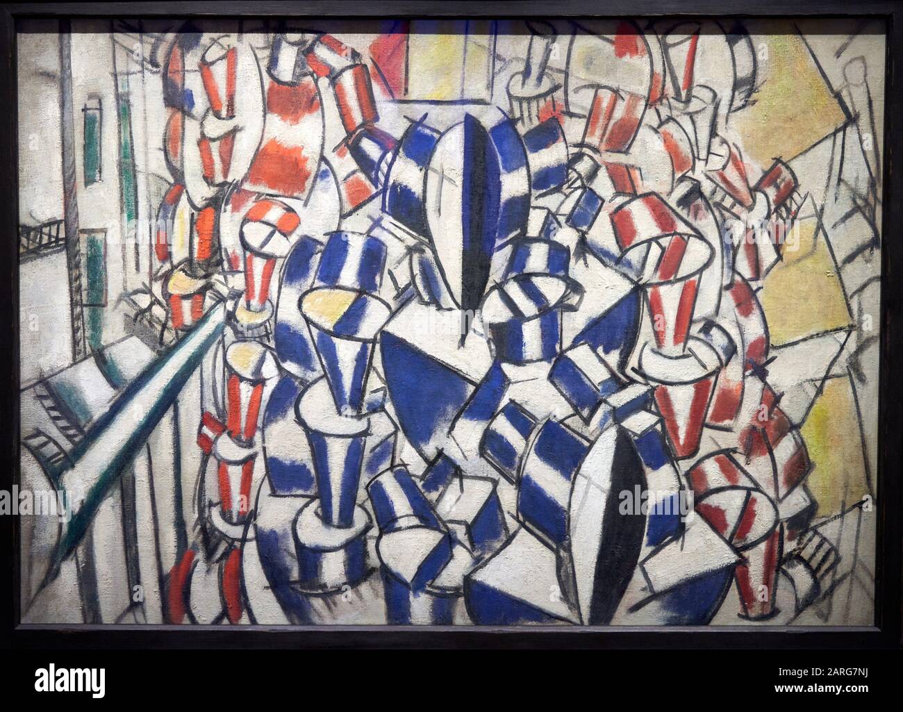 '''The Staircase (Second State)'', 1914, Fernand Léger (1881-1955) Stock Photo