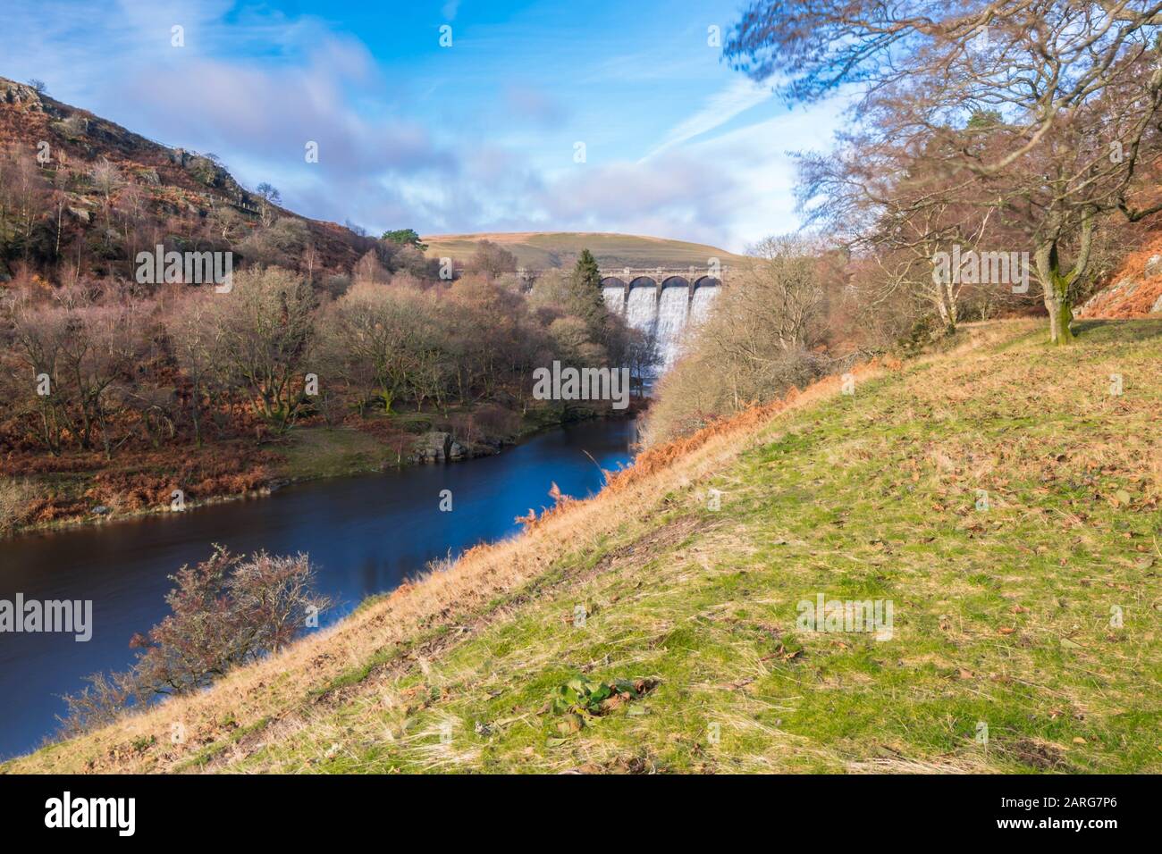 Craig Goch Dam Elan Valley Radnorshire, Wales UK. November 2019. Stock Photo