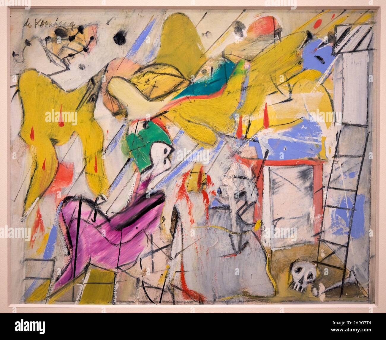 '''Abstraction'', 1949-1950, Willem de Kooning (1904-1997) Stock Photo