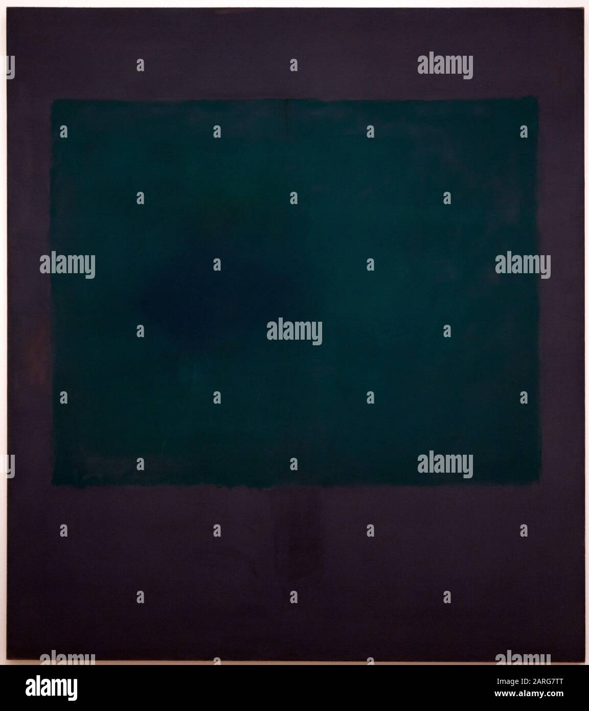 """Untitled (Green on Maroon)"", 1961, Mark Rothko (1903-1970) Stock Photo