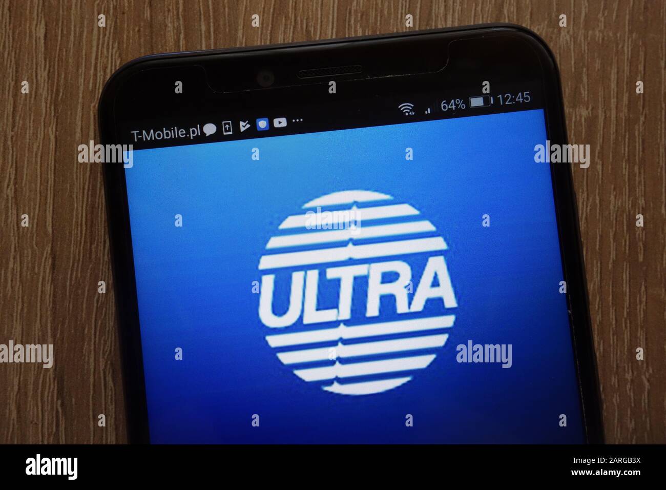 Ultrapar Participacoes S.A. logo displayed on a modern smartphone Stock Photo