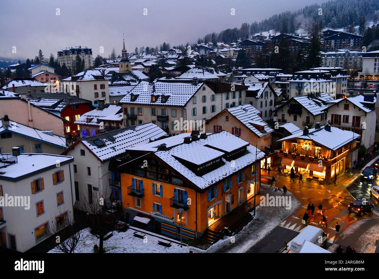 Chamonix,Haute-Savoie,French Alps,France,Europe. Stock Photo