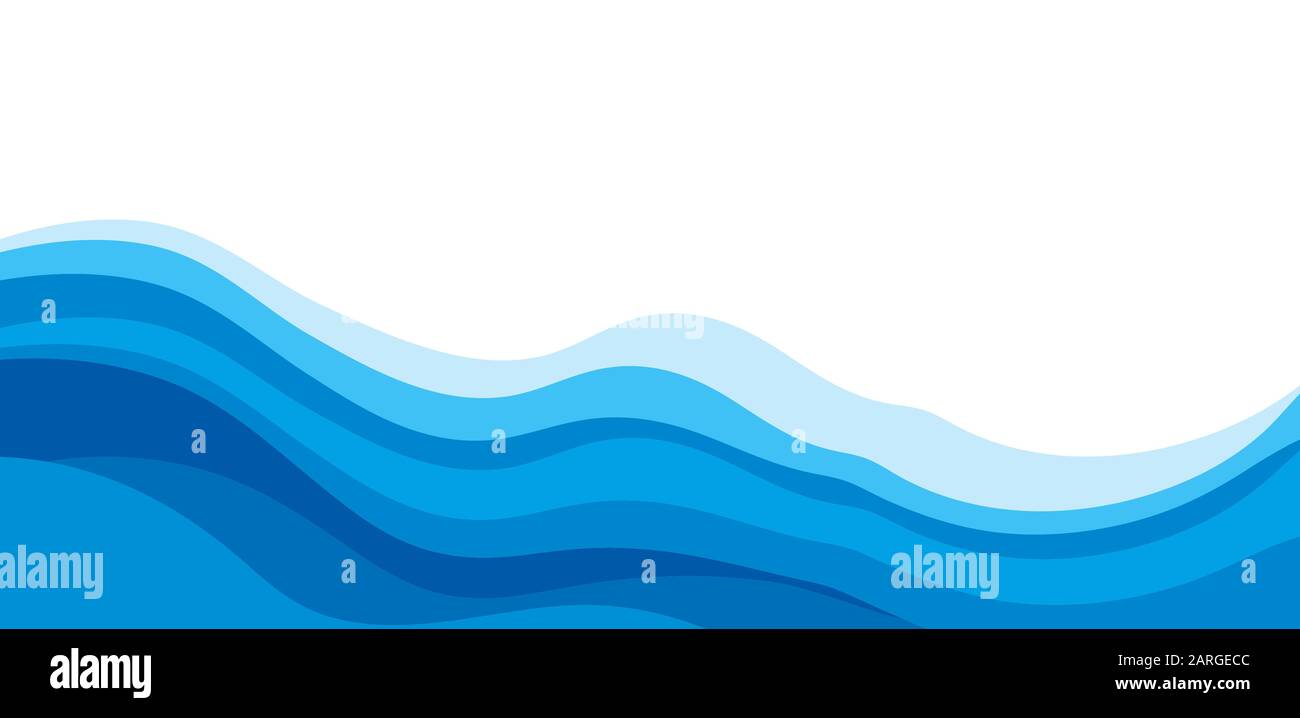 Abstract Water wave vector illustration design background Stock Vector ...