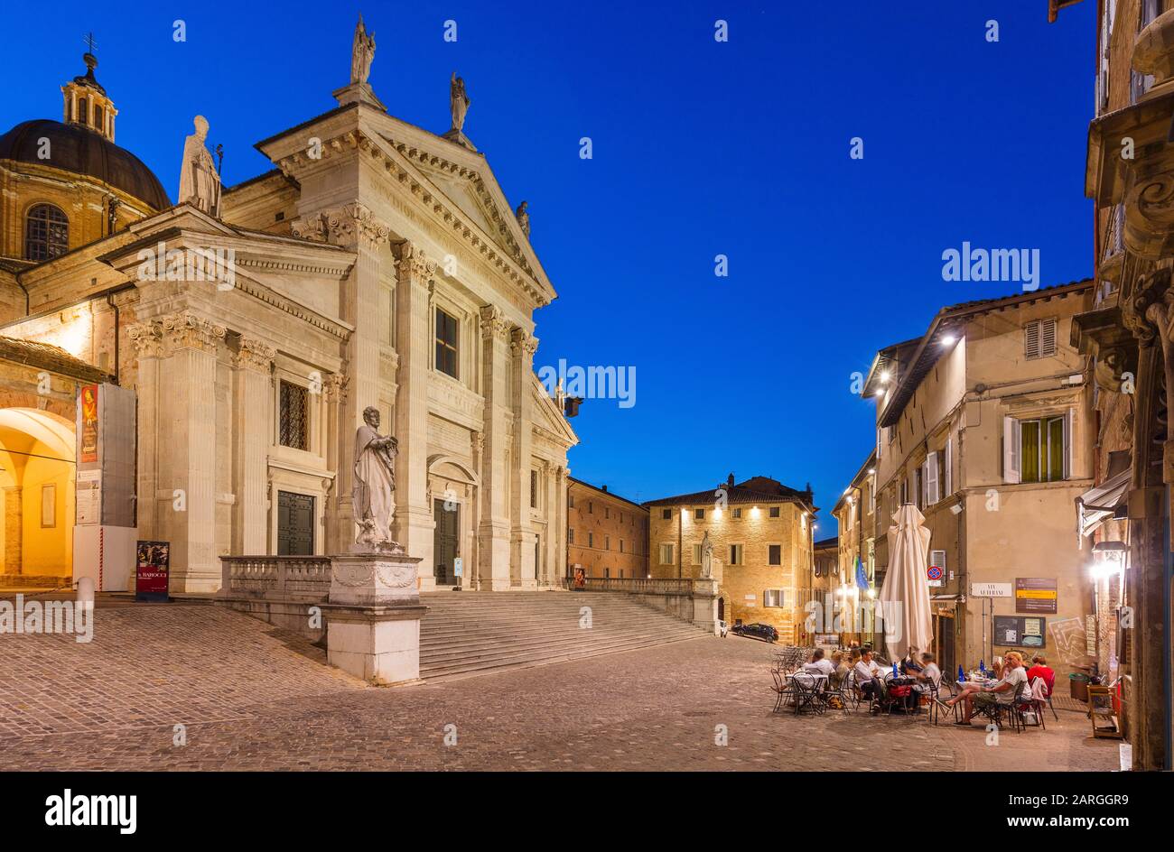 Duomo di Santa Maria Assunta, Urbino, Marche, Italy, Europe Stock Photo