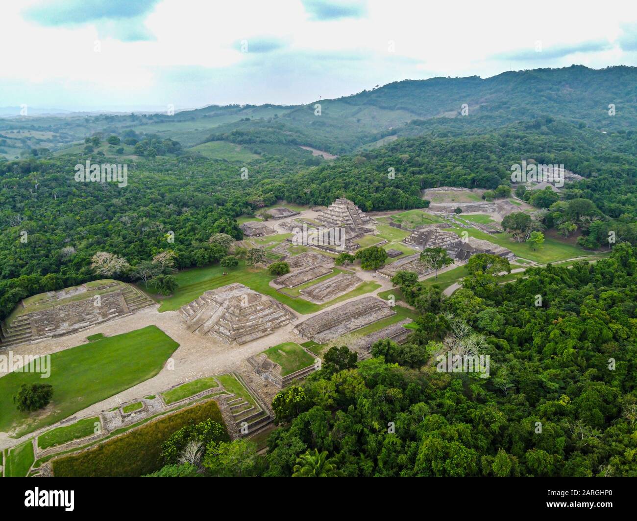 Pre-Columbian archaeological site of El Tajin, UNESCO World Heritage Site, Veracruz, Mexico, North America Stock Photo
