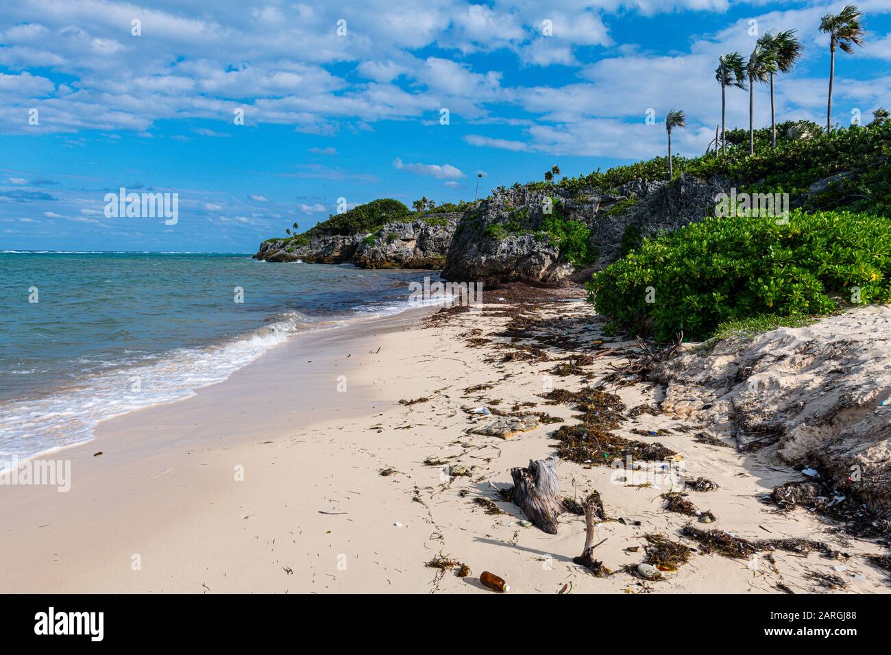 Barefoot Beach, Grand Cayman, Cayman Islands, Caribbean, Central America Stock Photo