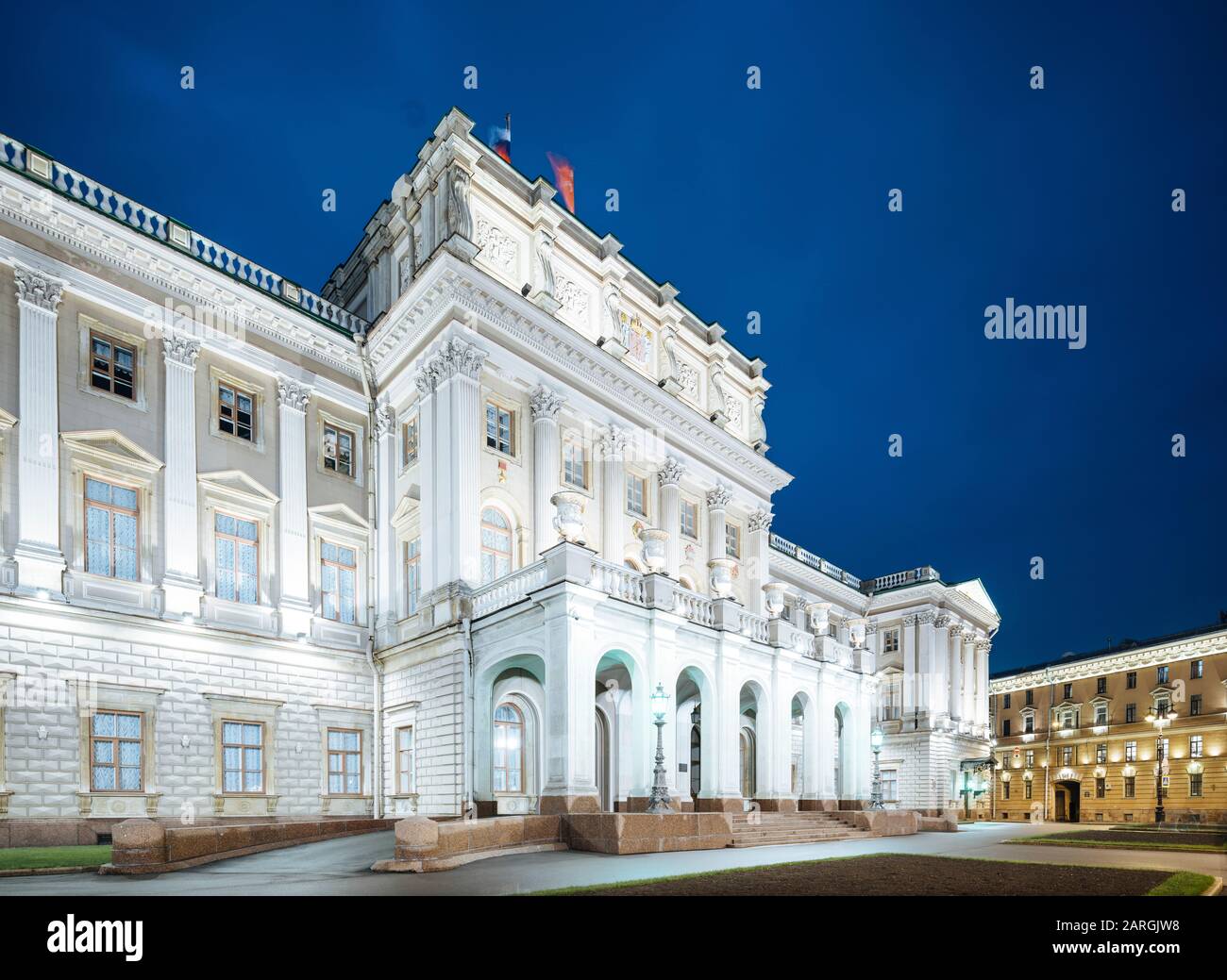 Legislative Assembly of Saint Petersburg, St. Petersburg, Leningrad Oblast, Russia, Europe Stock Photo