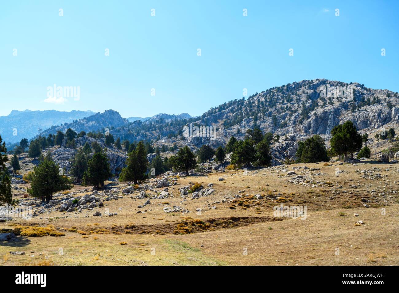 Asien Turkei Provinz Mugla Landschaft An Der Elmali Seki Yolu Stock Photo Alamy