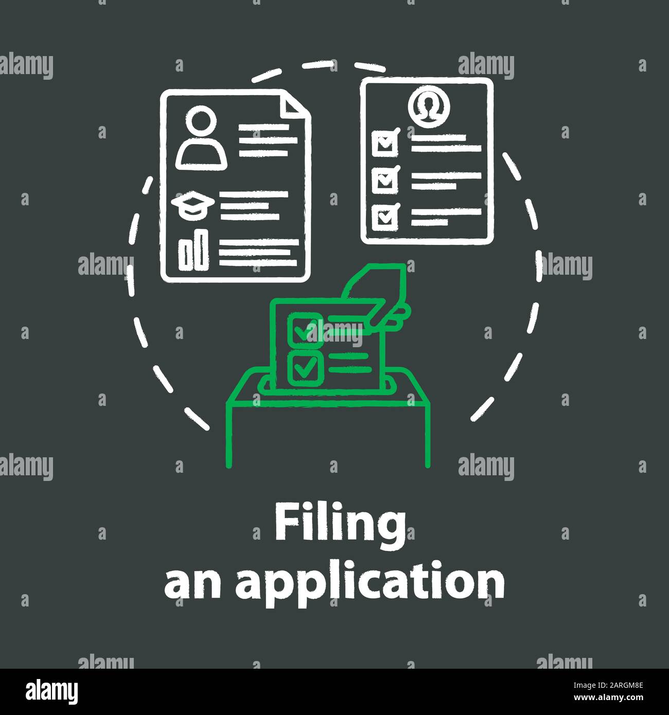 Submission documents Stock Vector Images - Alamy