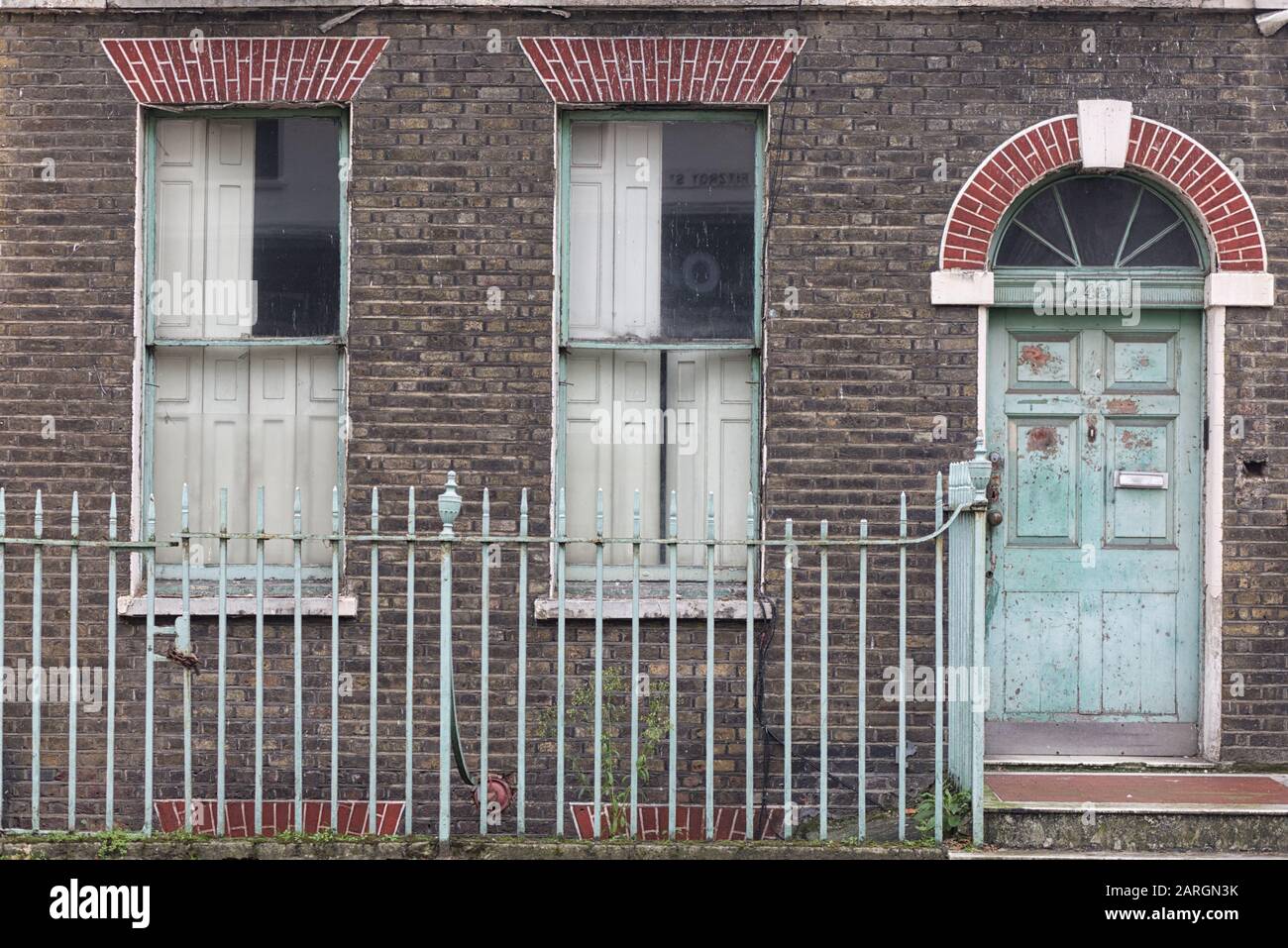 Abandoned house in Camden town London Stock Photo