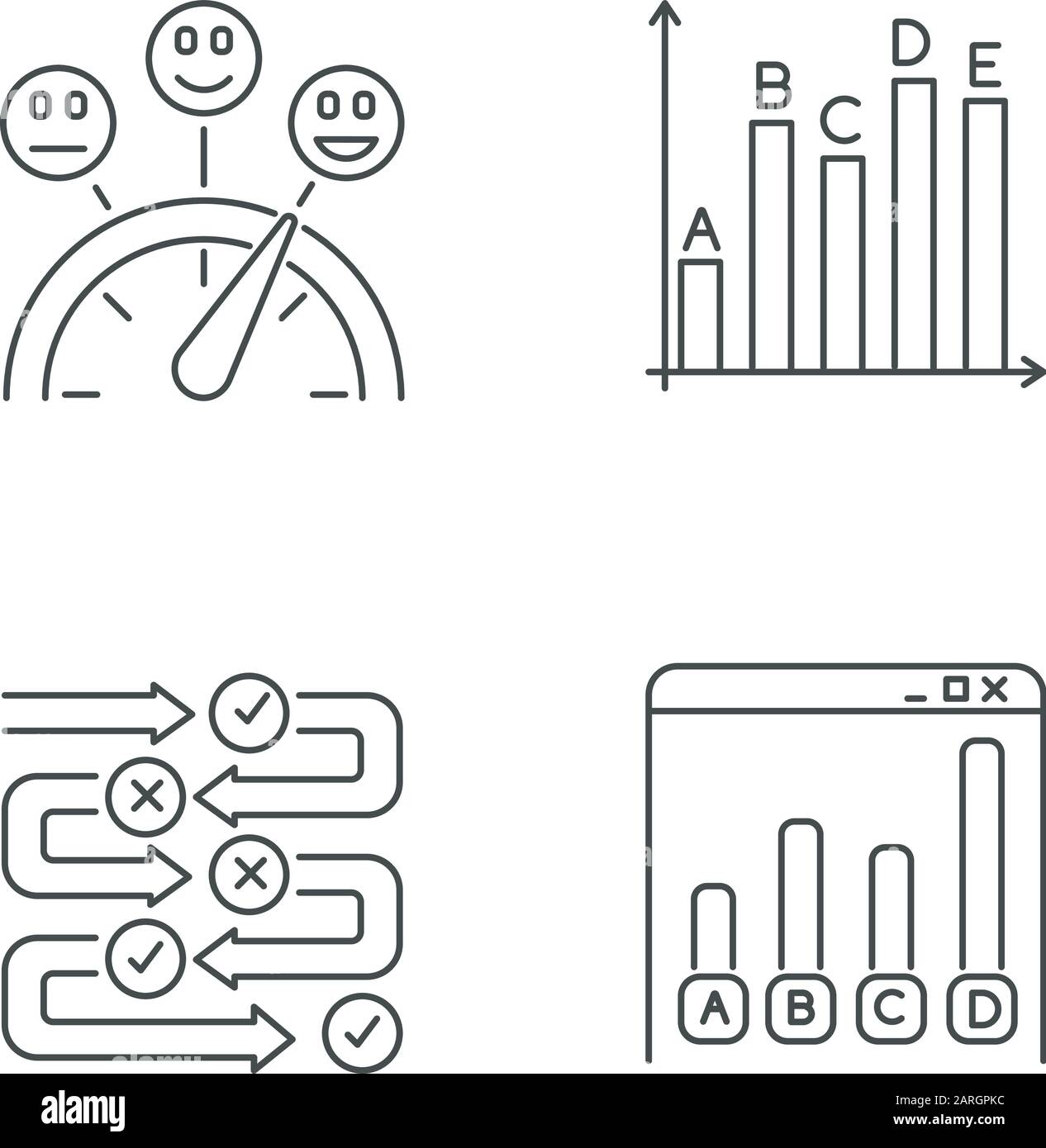 Pain scale, feedback rating customer experience concept, vector buttons in  different colors, level indicator, icons for your design, website and forms  Stock Vector Image & Art - Alamy