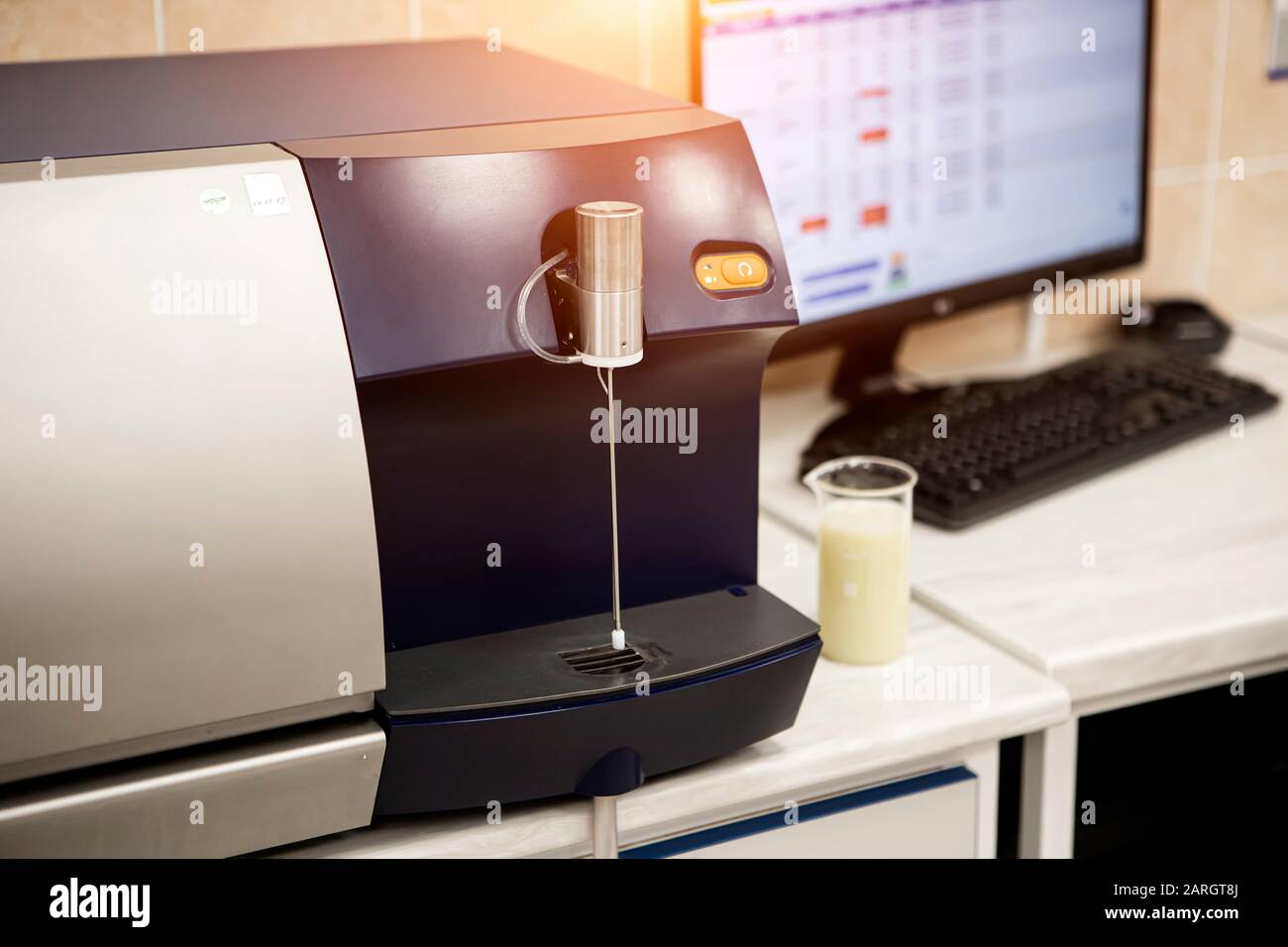 chemical laboratory devices for substance analysis Stock Photo Alamy