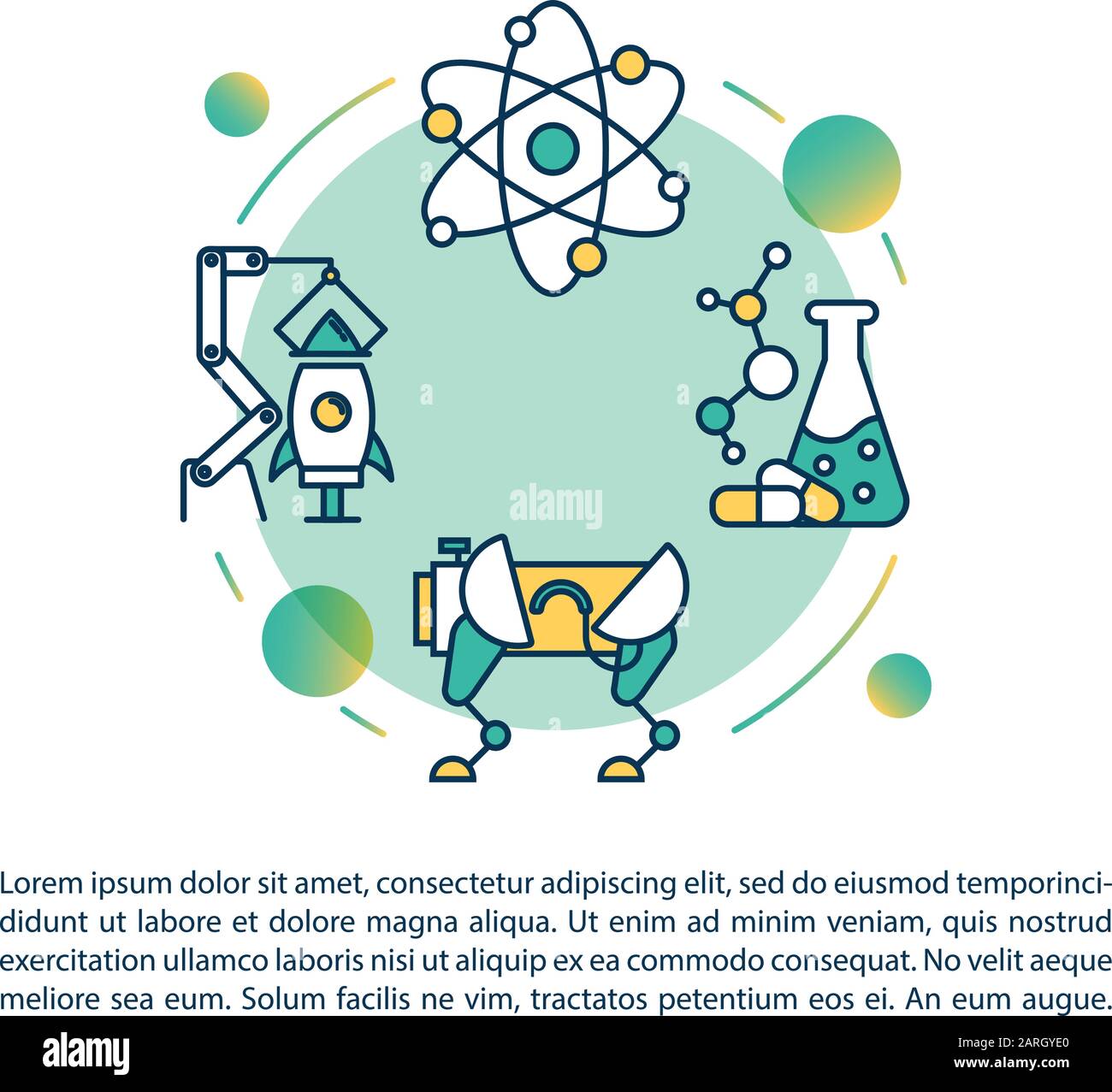 Science fair brochure template. University research. Flyer For Science Fair Banner Template