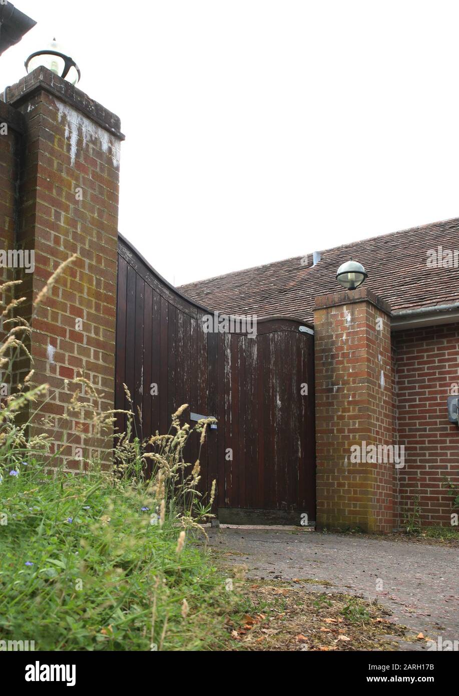 Abandoned and derelict Sunninghill Park 'Southyork' former home of TRH