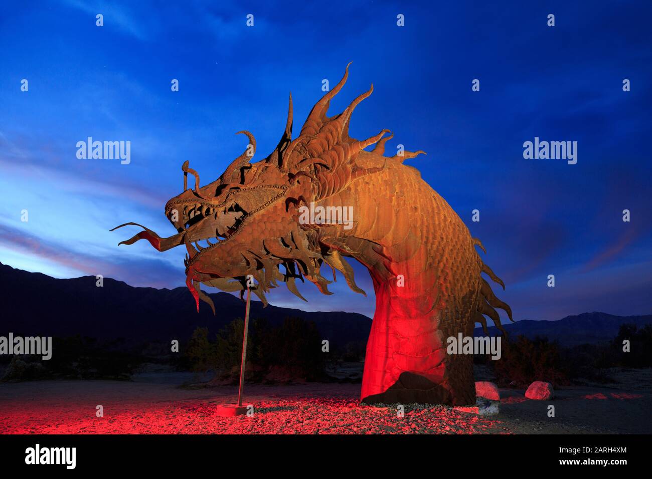 Sea serpent sculpture by Ricardo Breceda, AnzaBorrego Desert, Borrego, Springs, Southern