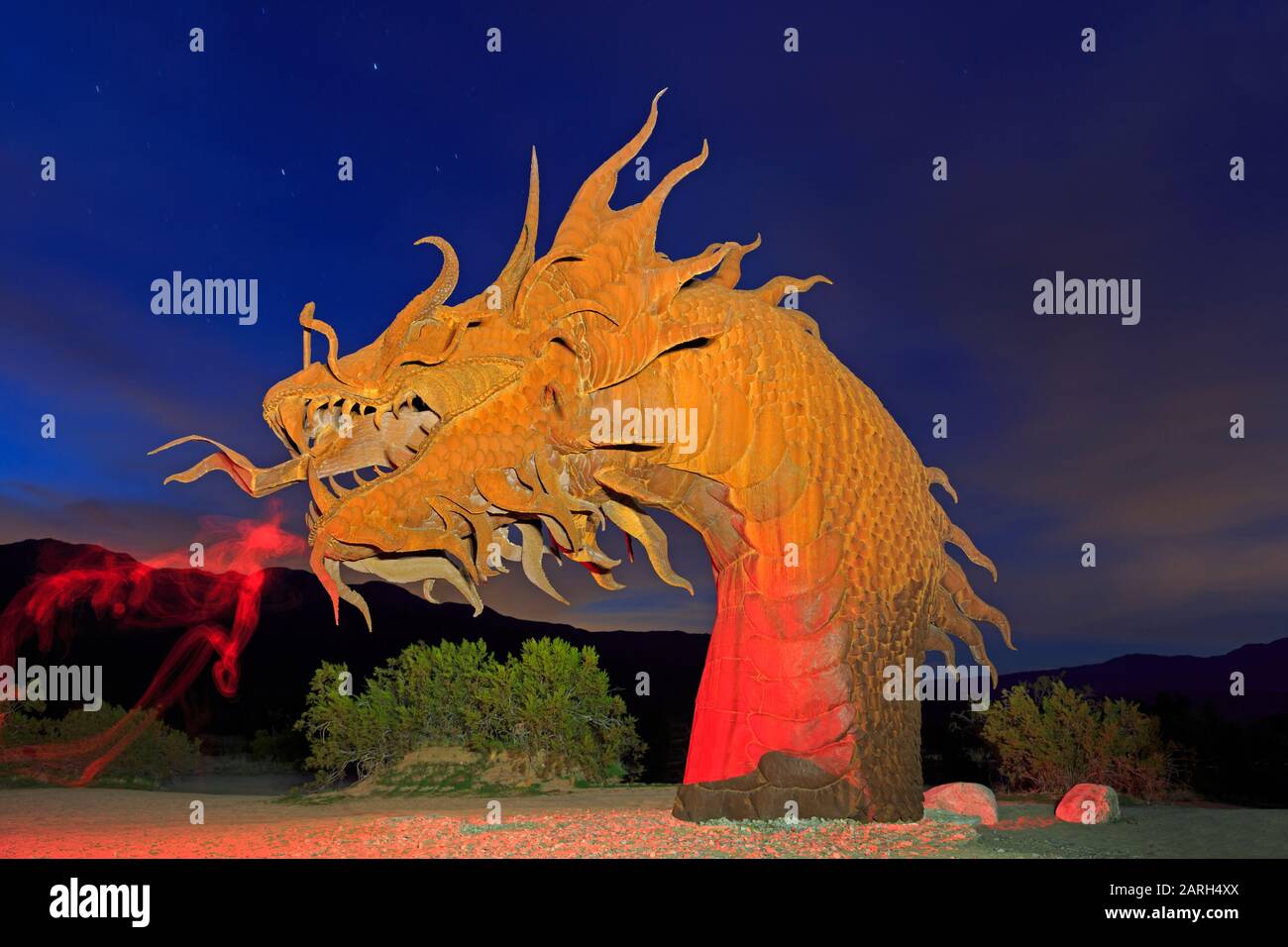 Sea serpent sculpture by Ricardo Breceda, AnzaBorrego Desert, Borrego, Springs, Southern