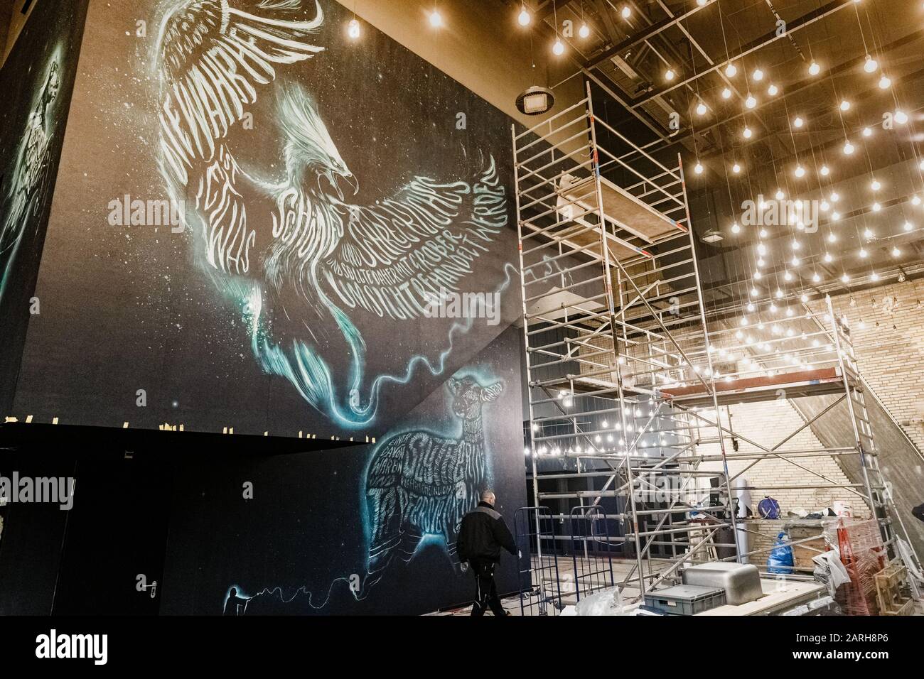 Hamburg Germany 28th Jan 2020 View Of A Patronus Motif In The