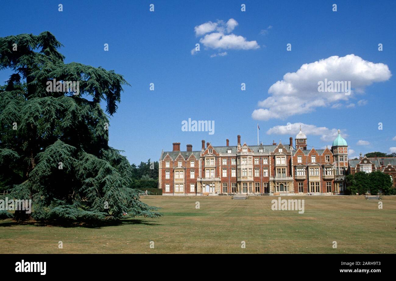 Sandringham House, Norfolk home of HM Queen Elizabeth II, Britain. Stock Photo