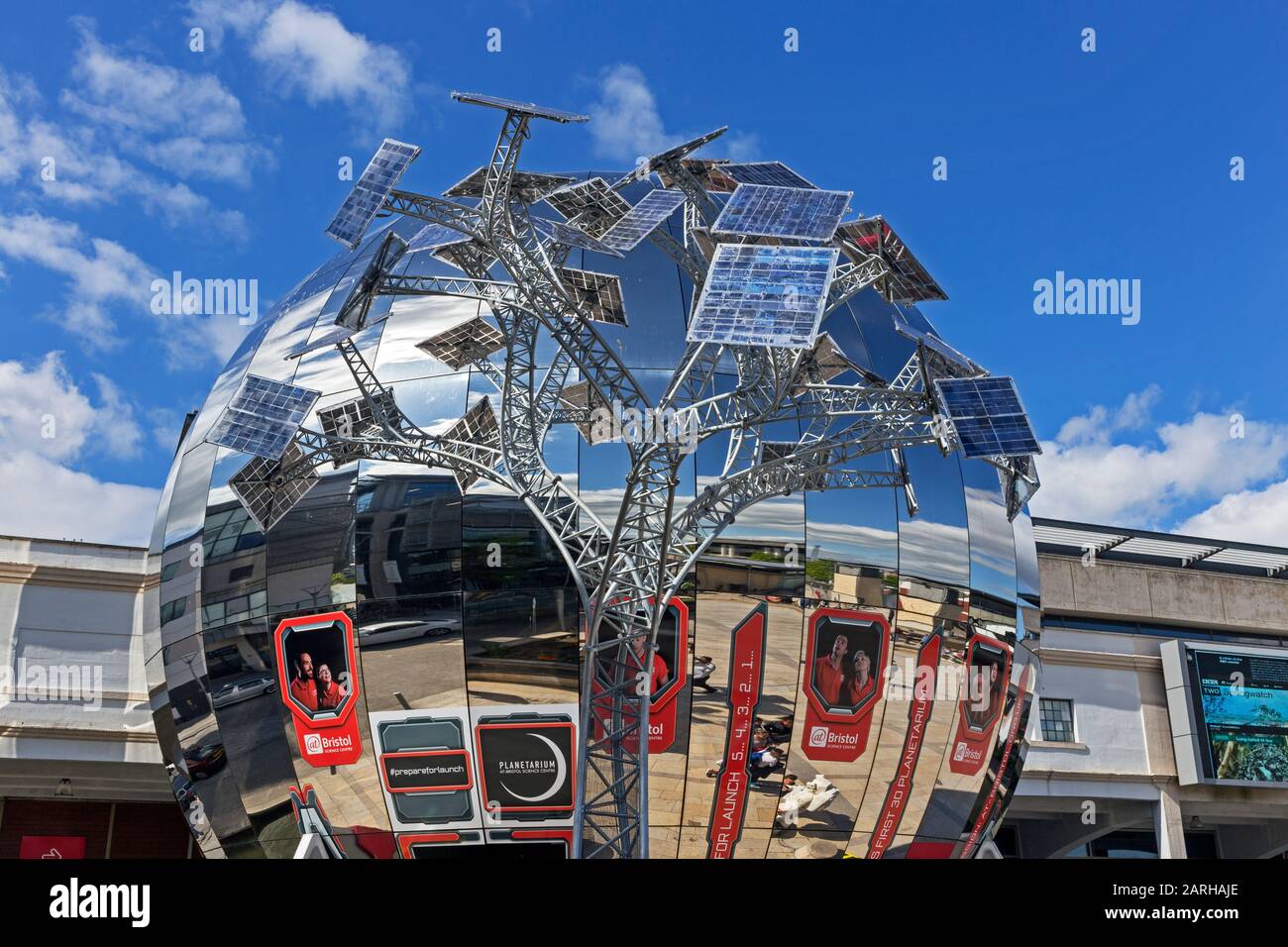 The and the Energy Tree at the AtBristol science centre in Bristol, UK Stock Photo